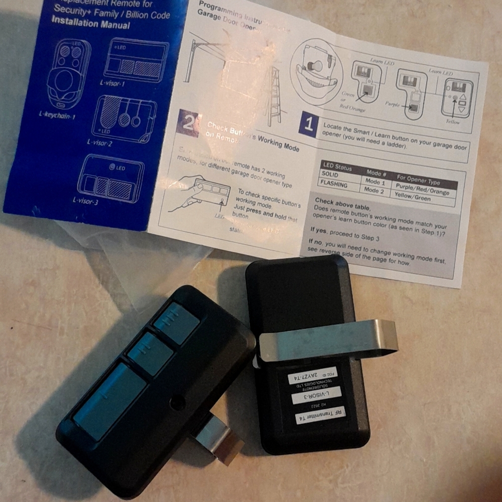 Extra / Replacement garage door openers